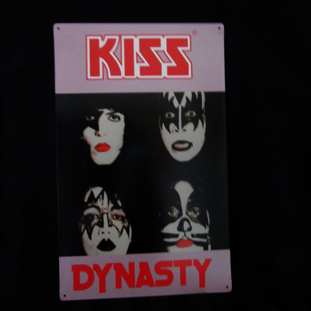 Kiss Dynasty Metal Sign
